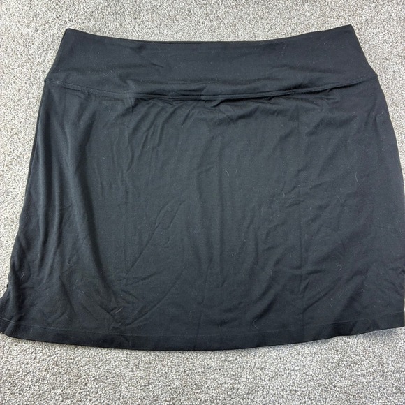 Woolx Monroe Merino Wool Skirt Black Size 2X Active Hiking Skirt Activewear - Picture 2 of 6